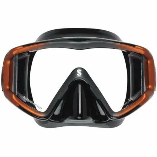 Scubapro Crystal Vu Siyah Silikon Bronz Maske